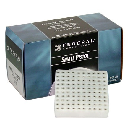 Federal Small Pistol Primers - Box 1000