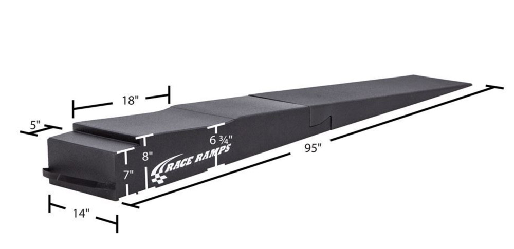 9" Trailer Ramps With Flap Cut Out