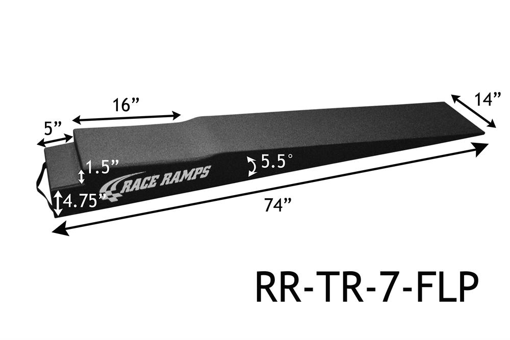 Race Ramps 7" Trailer Ramps With Flap Cutout RR-TR-7-FLP Canada