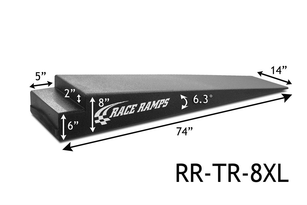 Race Ramps - 8" Extra Length Trailer Ramps RR-TR-8XL Canada 