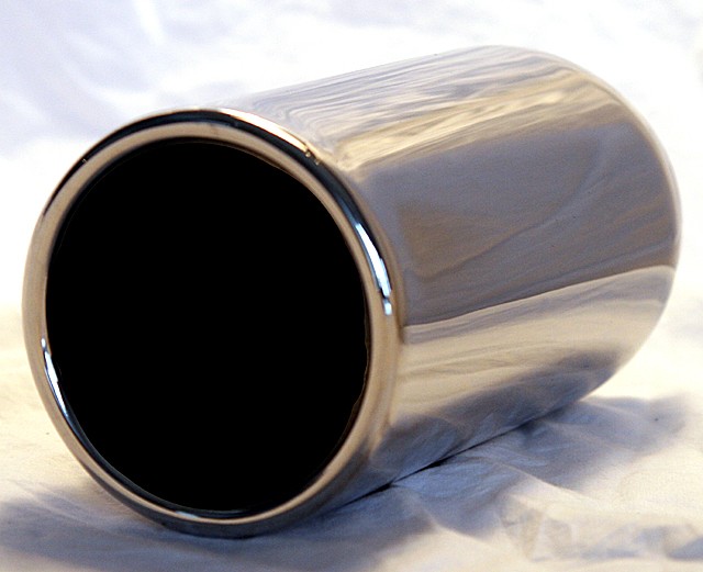Fast Toys 4" Round Stainless Steel Exhaust Tip